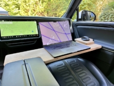 Rivian R1 Passenger Workstation